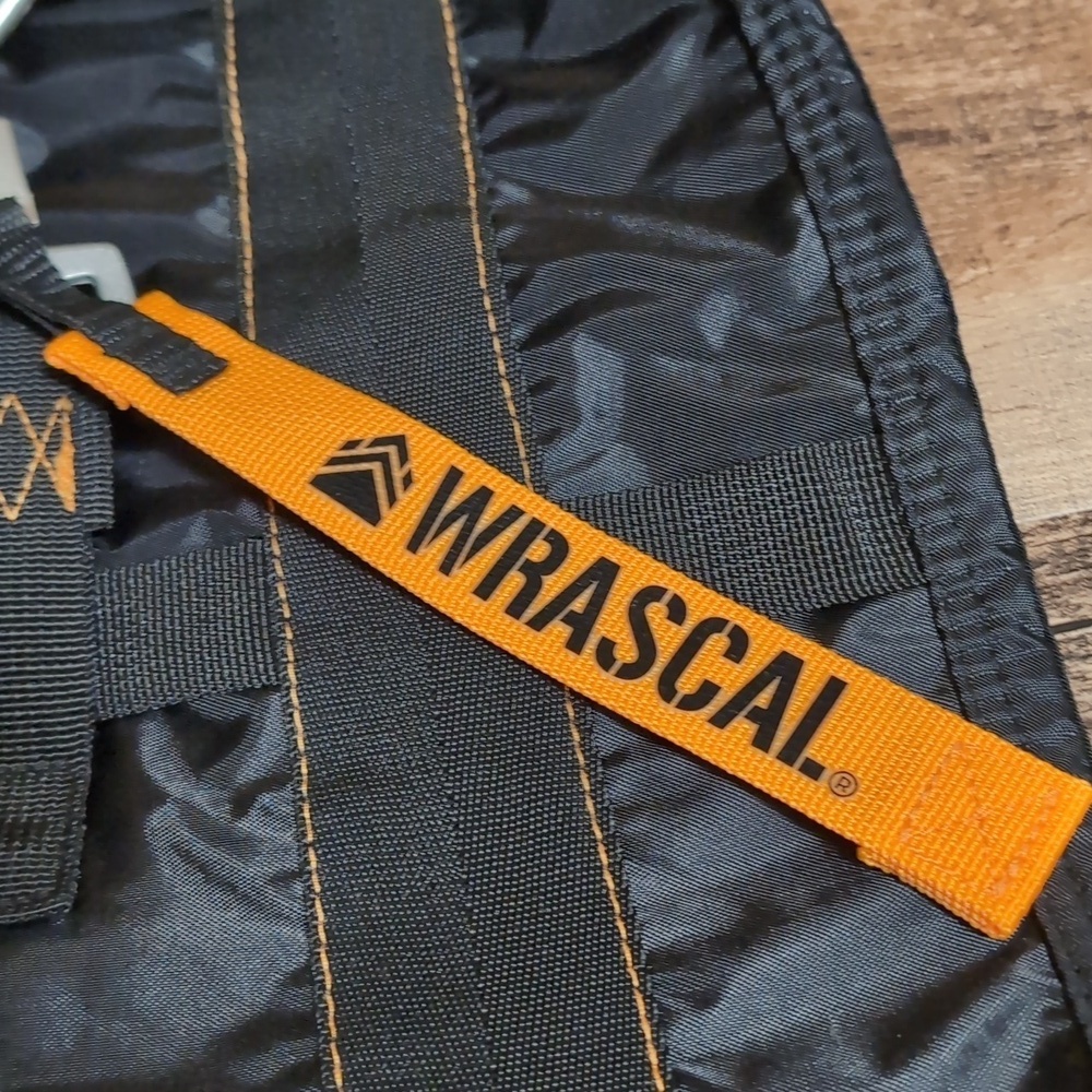 WRASCAL ARCH'R Tactical Backpack With Quick Release Strap in Black and Orange - Picture 3 of 14